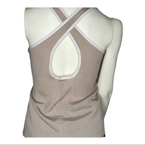 Noble U Dressy Circle Back TANK TOP Sz Oversized Med